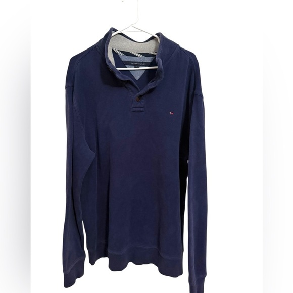 Vintage Tommy Hilfiger Button Pullover Sweater Y2K XL - Picture 2 of 4